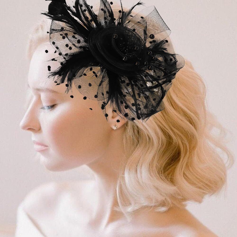 6475 Fascinators Hats For Women Tea Party Headwear - Picture 7 of 7